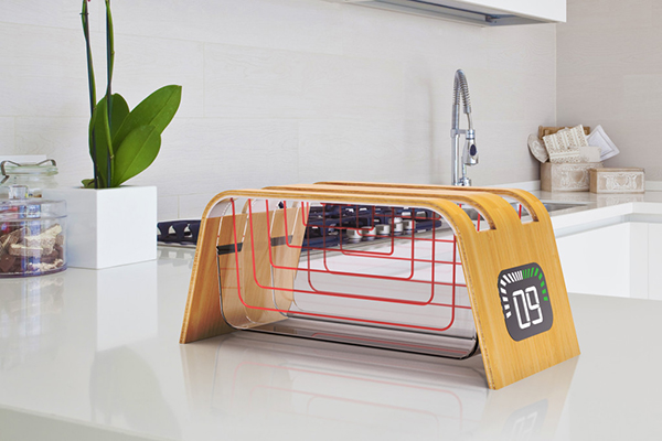 Bamboo Glass Toaster 玻璃面包机